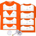 10 PCS T-Shirt Ruler Guide by MFJUNS