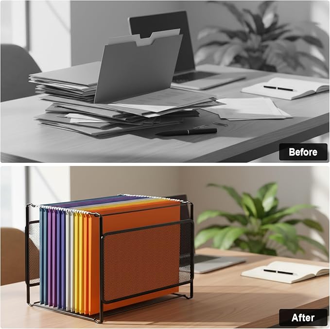 Comix Hanging File Organizer, Letter Size File Folder Organizer - Image 7