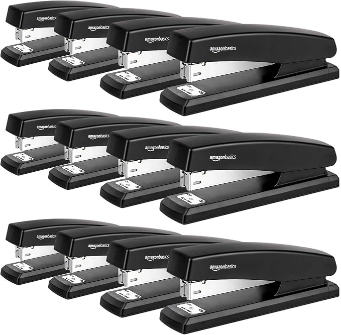 Amazon Basics Office Desk Stapler, 25-Sheet Capacity, Non-Slip by AmazonBasics