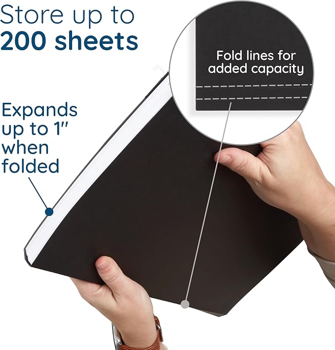 25 Blue Summit Supplies Legal Size Hanging File Folders - Image 4