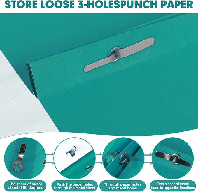 Two Pocket Folders, RAZCC 50 Pack Two Pocket Folders - Image 4