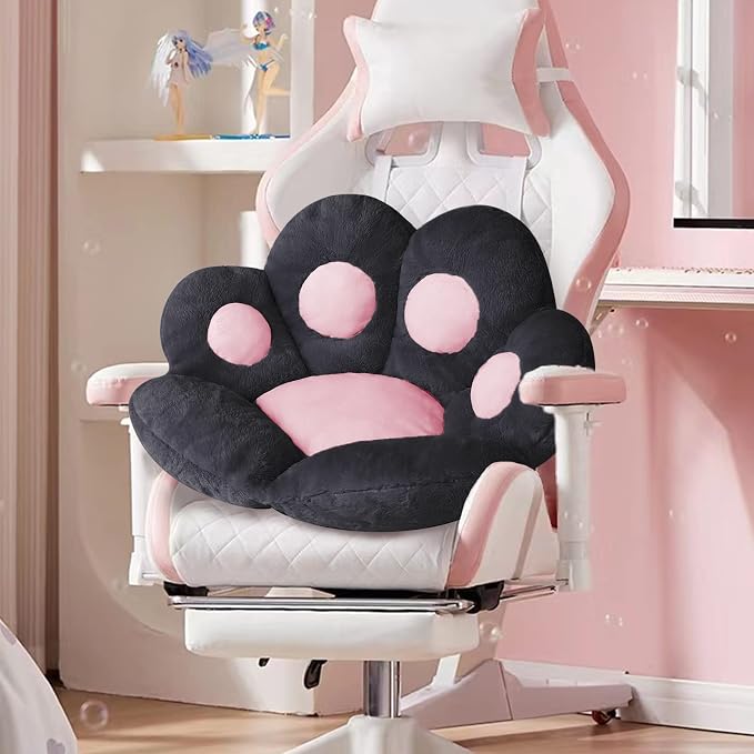 Ditucu Cat Paw Cushion Kawaii Chair Cushions 31.4 x 27.5 inch Cute Stuff Seat - Image 9