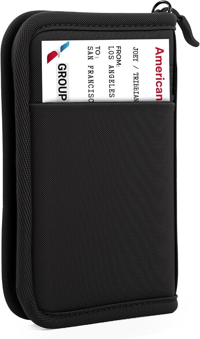 Single Passport Holder for Travel, RFID Travel Document Organizer for Women by Unknown