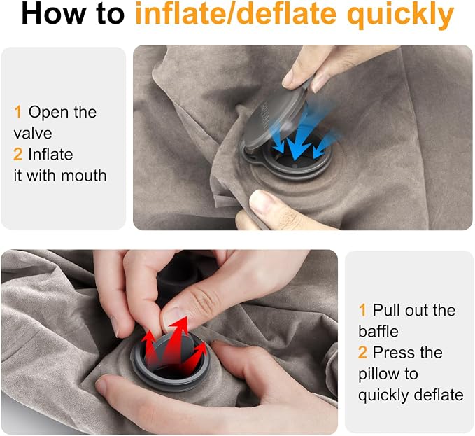 Inflatable Travel Foot Rest Pillow, Kids Airplane Bed, Adjustable Height Leg - Image 4