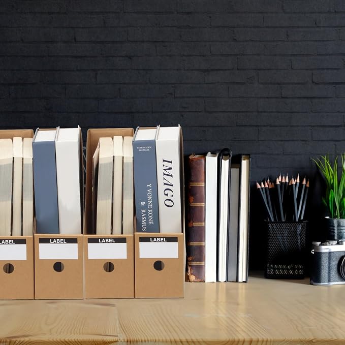 12 Pcs Cardboard Magazine File Holder Boxes - Image 5