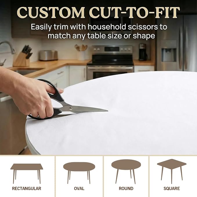 Vinyl Table Protector Pad for Dining Room, Heat Resistant&Scratch Proof - Image 7