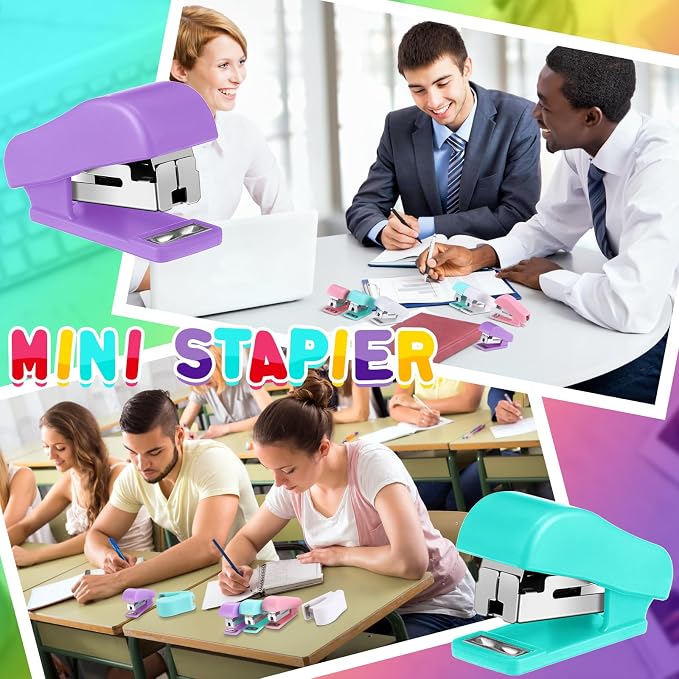 Fainne 45 Pcs Mini Stapler Bulk - Image 6