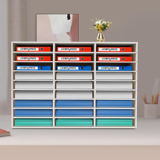 Mailbox for Classroom, 27 Compartments Paper Organizer Storage, 9 Layer Mail - Image 2