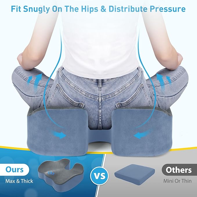 BlissTrends Seat Cushion, Thick Memory Foam Cushions - Image 4