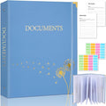 XKDOUS Important Document Organizer Emergency Binder Life Organizer Folio by XKDOUS