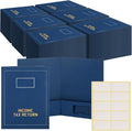 Kisston 200 Pcs Tax Return Folders Bulk 2 Pocket Gold Foil Stamped Income Tax by Kisston
