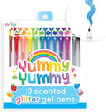 Ooly Scented Yummy Yummy Glitter Gel Pens Set of 12-1.00mm NIB Scented Glitter by Ooly