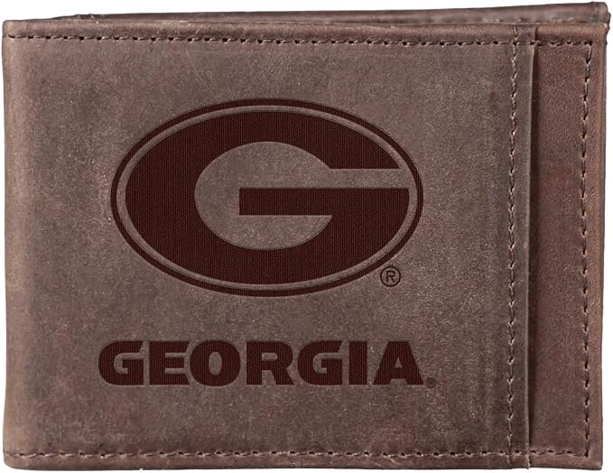 Team Sports America NCAA University of Georgia Front Pocket Slim Wallet by TeamSportsAmerica