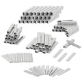 SHALL Heavy Duty T50 Staples and 18GA Brad Nails Combo Kit, 8000-Count by SHALL