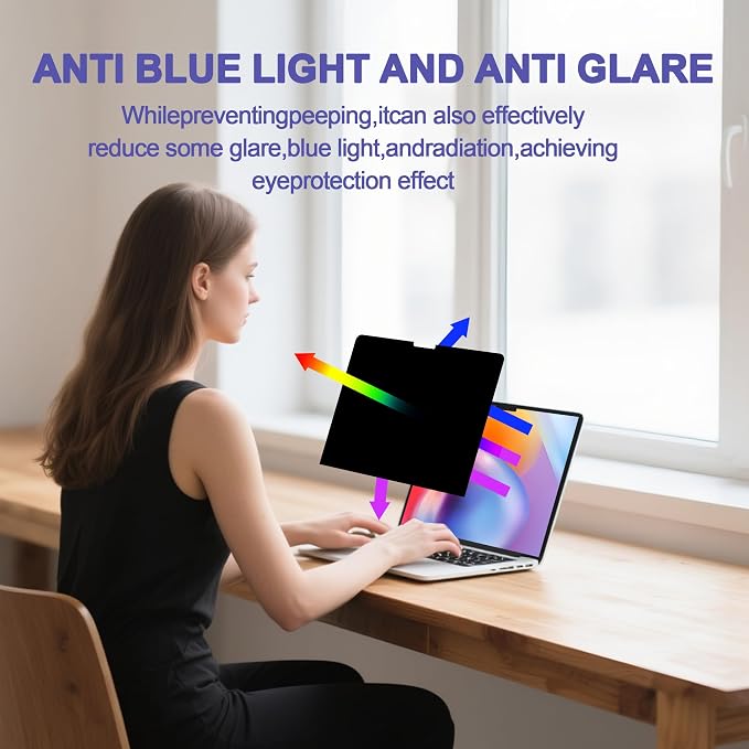 360° Privacy Screen Protector for MacBook Pro 16 Inch, Privacy Screen Filter - Image 6