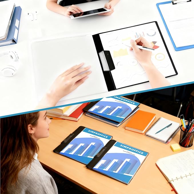 Swing Clip Report Covers, Professional Presentation Folders, 9 x 11.4 Inches - Image 8