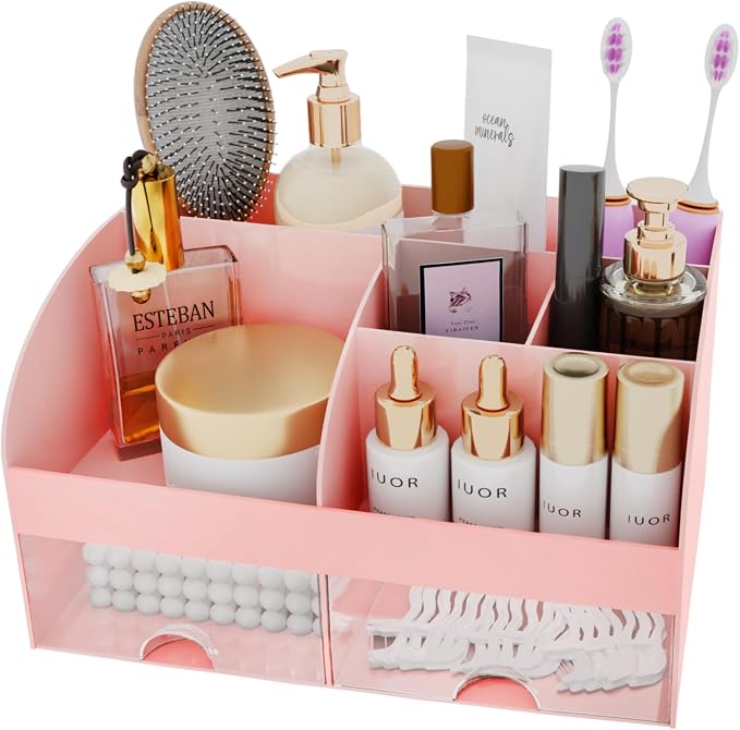 Makeup Organizer with Drawers, Cosmetic Storage - Image 2