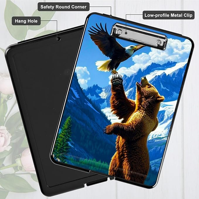 Bear and Eagle A4 Clipboard - Image 5