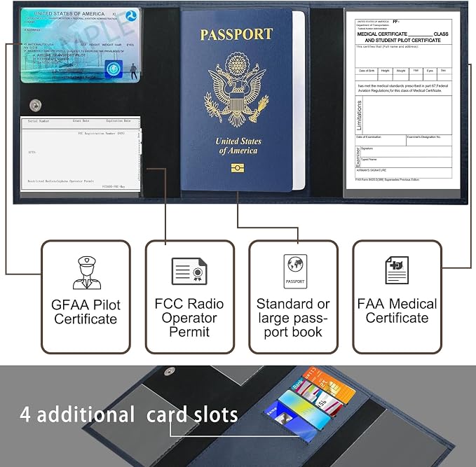 Pilot Wallet Passport Holder - Image 2
