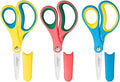 LIVINGO 5" Kids School Scissors: Small Safety Scissors Pointed Tip, Soft Handle by LIVINGO