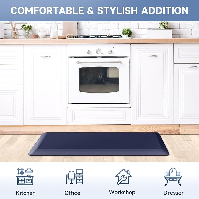 4/5 Inch Thick Kitchen Mat Anti Fatigue Mat Kitchen Rugs Kitchen Decor Non-Slip - Image 7