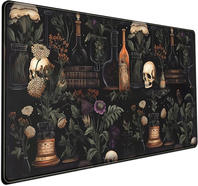 Vintage Aesthetic XL Extended Large Gaming Mouse Pad by Mechanical+Cattle