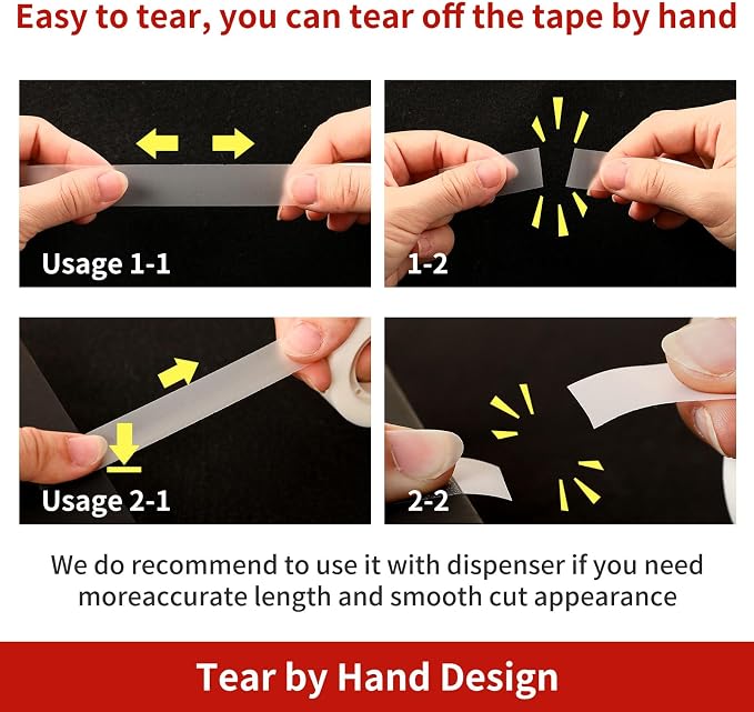 24 Rolls Invisible Tape Refills - Image 3