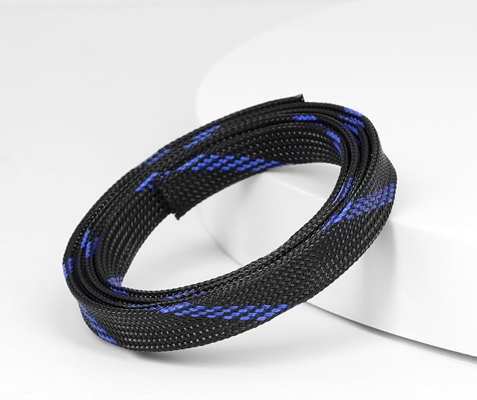 25ft PET Expandable Braided Cable Sleeve 1/3inch Pet Braided Cable Sleeve - Image 3