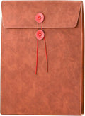 VANRA Vertical PU Leather Envelope File Folders Expanding Document Holder by VANRA
