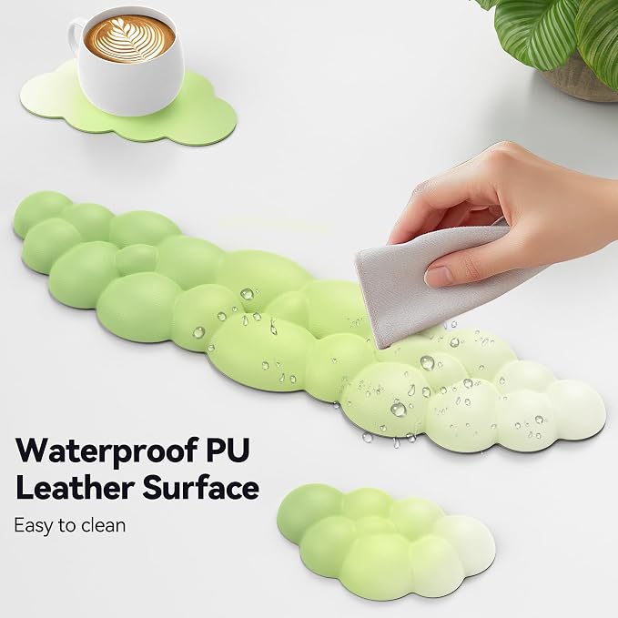 TECKNET Cloud Keyboard Wrist Rest Set, Cloud Wrist Rest - Image 6