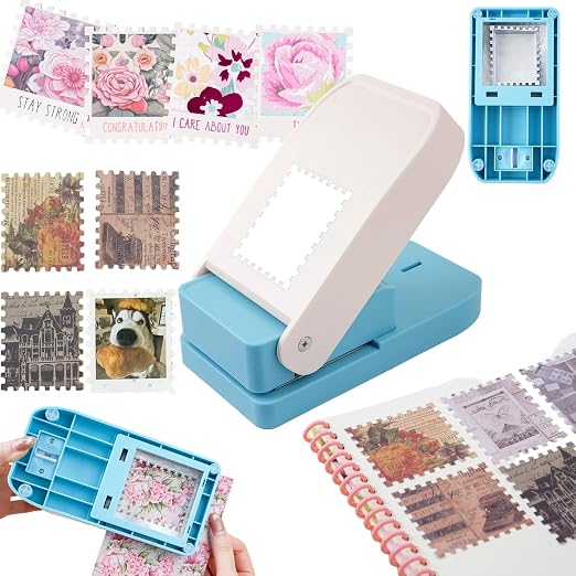 BAOFALI Extra Large Stamp Punch, 2.5x2.1inch Postage Stamps Punch, Portable by BAOFALI