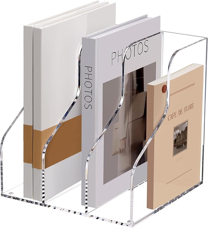 SANRUI Acrylic File Organizer, Desk Organizer by SANRUI