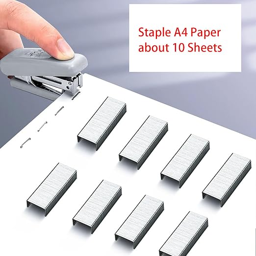10000 Pcs 10# Mini Staples, 0.4 Inch x 0.2 Inch Stainless Steel Staples - Image 2