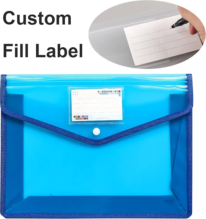 YoeeJob Plastic File Folders Legal Size 2 Pcs, Expandable Document Folder - Image 4