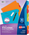 Avery Big Tab Write & Erase Durable Plastic Dividers by Avery