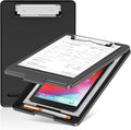 Clipboard with Storage, Plastic Storage Nursing Slim Clipboard with Low Profile by Sunnyclip