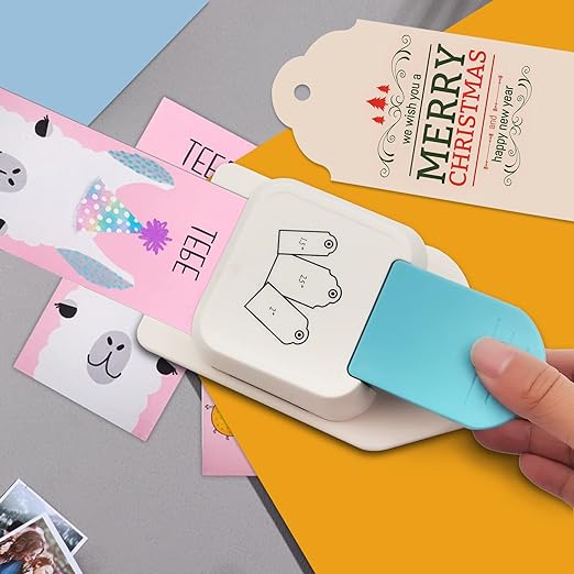 3 in 1 Craft Tag Punch, 1.5/2/2.5 Inch Gift Tag Paper Punches - Image 6