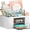Marbrasse Pen Organizer with 2 Drawer, Desk Organizers and Accessories with 5 by Marbrasse