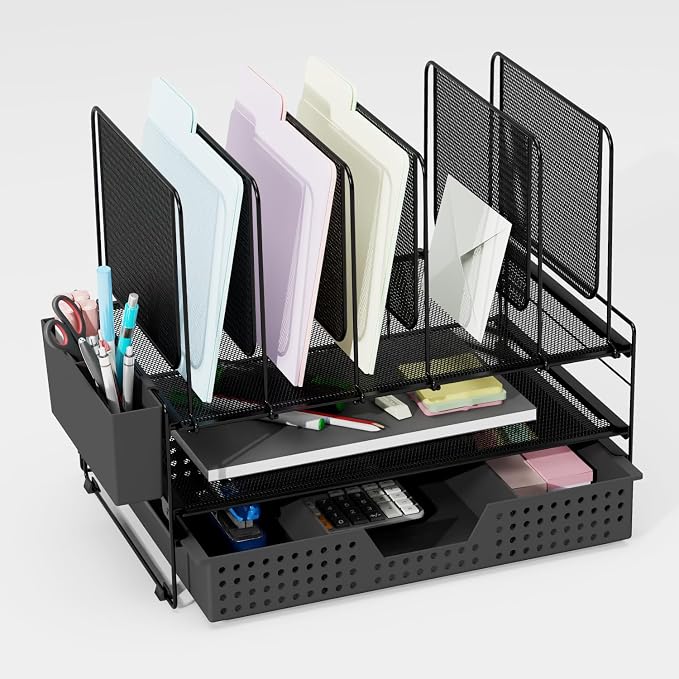 LEKETREE Desk Organizer, Office Organization by Stylishworkspaceeffortlessorganization