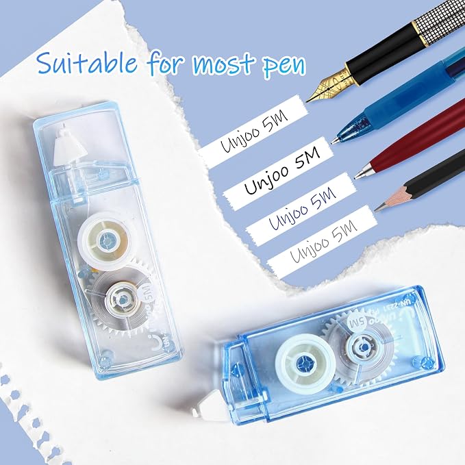 Unjoo Mini White Correction Tape Set | Aesthetic Cute Correction Tape, - Image 5