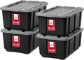 IRIS USA 4-Pack 27 Gallon Storage Bins by IRISUSA