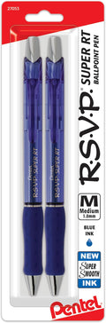 Pentel RSVP Super RT Ballpoint Pen, Medium Line by PentelofAmerica