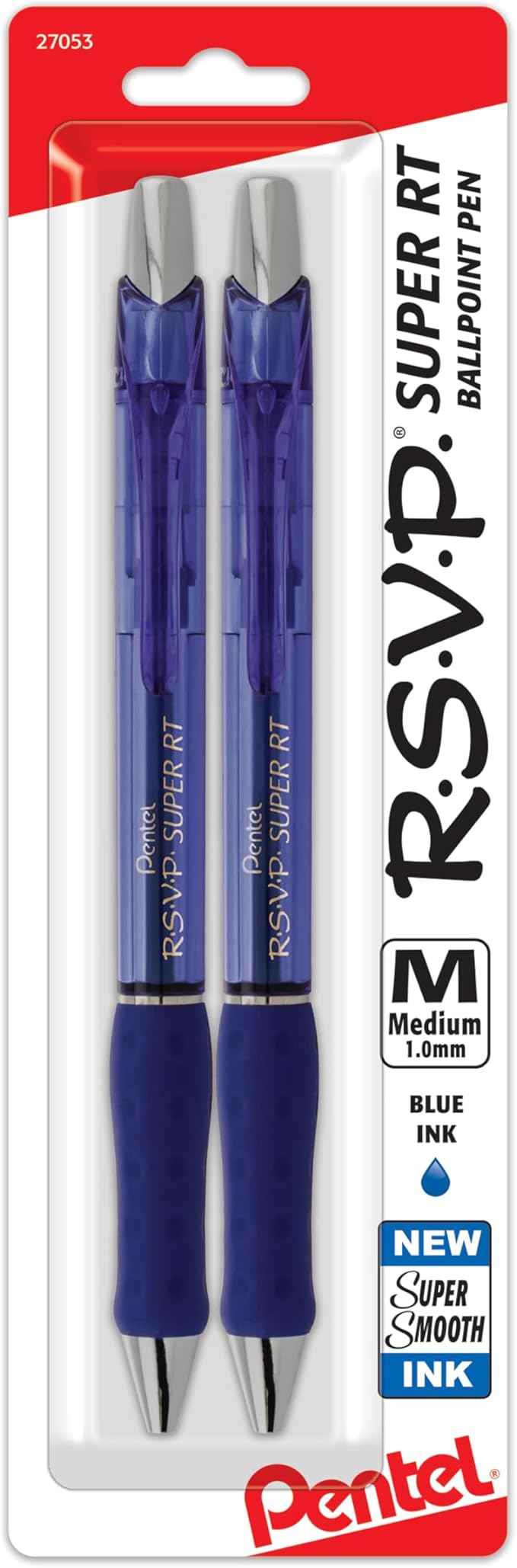 Pentel RSVP Super RT Ballpoint Pen, Medium Line by PentelofAmerica