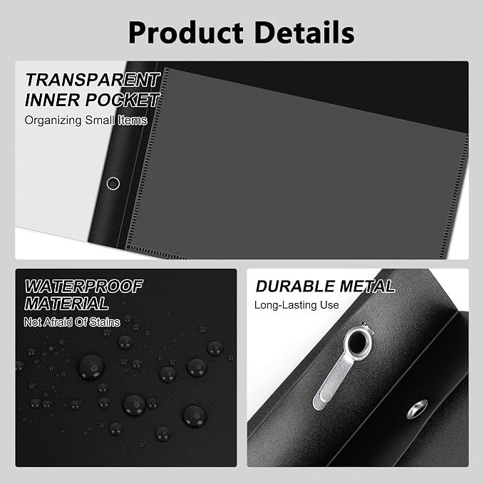 Ndsox 5 Packs Clear Front Report Covers - Image 3