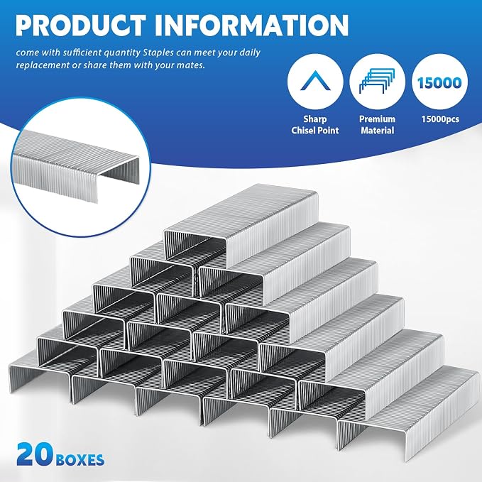 Sherr 20 Pack Mini Staplers Bulk - Image 3