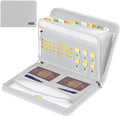 Accordion File Organizer, 13 Pockets Fireproof Expanding File Folder by Hontom