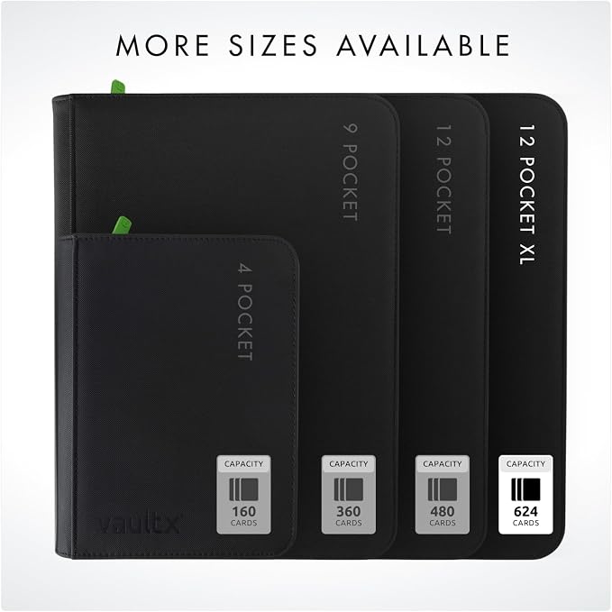 Vault X 12 XL Pocket Zip Binder, 624 Cards, Exo-Tec Material, 26 Side-Loading - Image 7