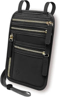 Sizobi Neck Wallet for Traveling Women Men, RFID Blocking Leather Passport by Sizobi