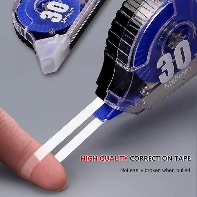 Correction Tape, 10 Pack 33Ft White Correction Tape Roll Easy-to-Use Applicator - Image 3