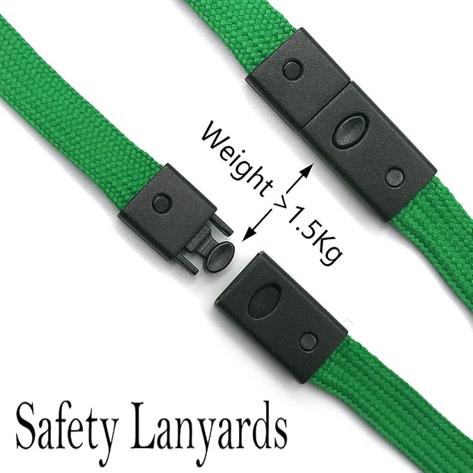 Bird Fiy Lanyards Breakaway Bulk Black Lanyards Neck Flat Safety Badge Lanyard - Image 4